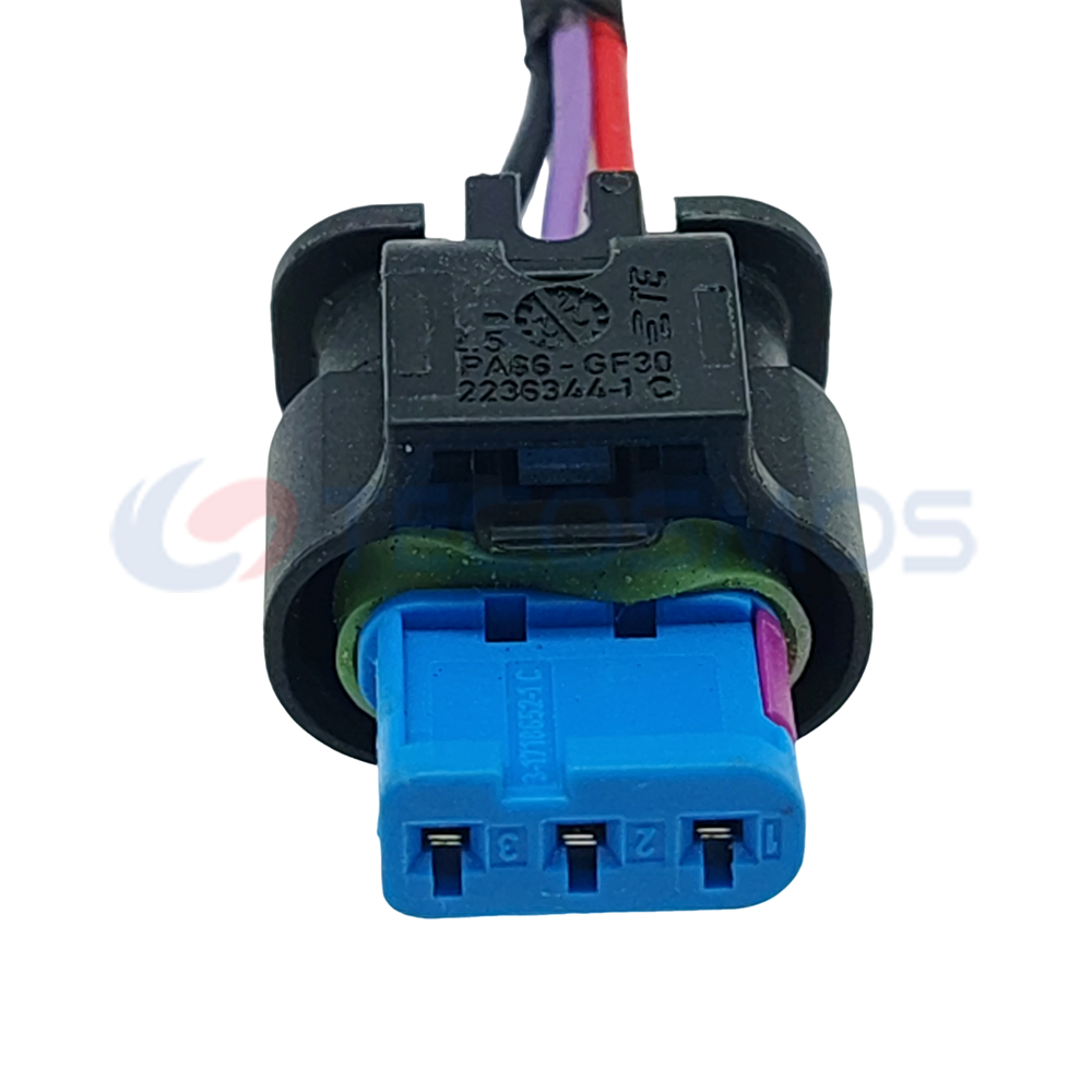Automotive Waterproof Wiring Harness Connector Plug 3-pin Female 3-1718644-1 / CT3-0171M-2
