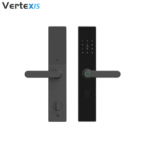 Vertexis F18 Tuya Smart Wi-Fi Door Lock พร้อมระบบสแกนลายนิ้วมือ รหัสผ่าน บัตร ควบคุมผ่านแอพพลิเคชั่น และระบบเข้าออกแบบไร้กุญแจ - วัสดุเหล็ก F18 - 3 Cloud - Product Image 4