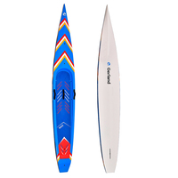 Usine OEM Carbon Fiber sup Race Paddle Surfboard Touring Adventure Board Nouveau design 14 Feet Race Paddle Board pour la compétition
