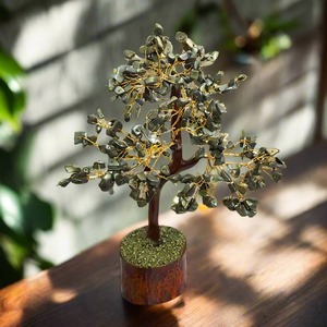 Arbre à argent en cristal de pyrite pour la prospérité et la confiance, 8-9 pouces - Product Image 1