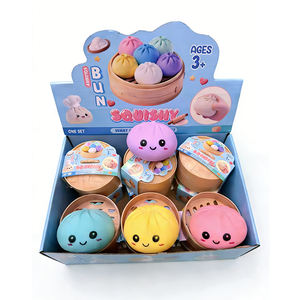 Juguete Antiestrés Popular para Niños: Juguete Sensorial de Arcoíris Colorido con Forma de Dumpling, Caja Sorpresa con Purpurina, Juguete de Escritorio para Cocinar al Vapor, ¡Gran Venta! - Product Image 3