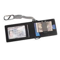 Cartera Táctica Antipérdida para Hombre con Cierre Magnético, Clip para Billetes, Bloqueo RFID y Cordón de Paracord para Viajes al Aire Libre