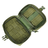 Pochette médicale tactique MOLLE EDC, trousse de premiers soins portable découpée au laser, sac de ceinture pour le camping en plein air, la chasse, la survie en cas d'urgence