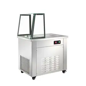 Commercial Type Stir-fry Ice Machine Small Stainless Steel Multifunctional Stir-fry Yogurt Machine Special For Cold Drink Shop