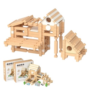 Blocchi di Costruzione Luban Mortise Tenon, Giocattolo Educativo per Bambini, Kit di Assemblaggio Pratico, Piccolo Architetto, Gioco di Costruzione in <span class=keywords><strong>Legno</strong></span> - Product Image 4
