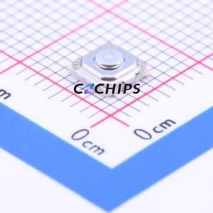 EVQPLHA15 Tactile Switch SMD,4.9x4.9mm Switch Single Pole Single Throw Round Button 1.6N Vertical Mount - Product Image 1