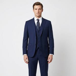 Costume de luxe 5 pièces pour <span class=keywords><strong>homme</strong></span>, coupe ajustée, <span class=keywords><strong>ensemble</strong></span> complet de <span class=keywords><strong>soirée</strong></span> formel haut de gamme - Product Image 3