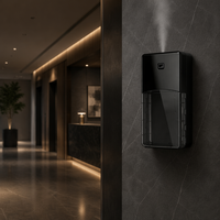 Diffuseur de parfum électrique mural en plastique de 500 ml, sans perçage, pour contrôle par application, 5 minuteurs, pour la maison, l'hôtel, logo personnalisé OEM