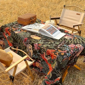 Thấp Moq Tùy Chỉnh Phim Hoạt Hình Mô Hình Jacquard Chăn Vibrant Động Vật Nghệ Thuật Dệt Chăn Với Hoa Và Vui vẻ Nhà Máy Thiết Kế - Product Image 3