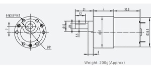 มอเตอร์เกียร์ดีซีแม่เหล็กถาวร GM37 12v 24v มอเตอร์เกียร์ดีซีแรงบิดสูงสำหรับอุปกรณ์การแพทย์และหุ่นยนต์ - Product Image 4