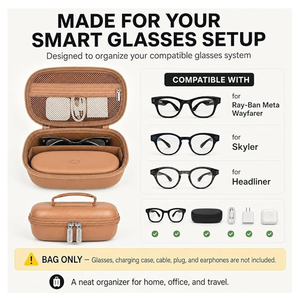 Estuche <span class=keywords><strong>de</strong></span> Carga Personalizado <span class=keywords><strong>de</strong></span> Fábrica para Gafas Inteligentes Ray-Ban Meta Wayfarer/Skyler/Headliner/<span class=keywords><strong>Oakley</strong></span> - Product Image 3