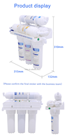 2024 5 Stage Ultrafiltration Membranes Home Under Sink Uf Water Purifier Filter System for Home Ultrafiltration