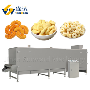 Ligne de machines de fabrication de casse-croûte de maïs soufflé usine d'équipement Fabricant d'extrudeuse de maïs soufflé - Product Image 4