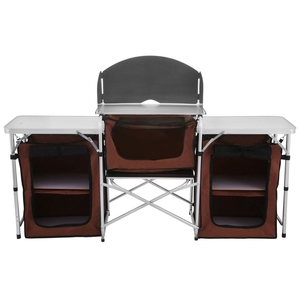 Designs modernes Table <span class=keywords><strong>de</strong></span> <span class=keywords><strong>camping</strong></span> pliante en aluminium Pique-nique <span class=keywords><strong>Cuisine</strong></span> Armoire <span class=keywords><strong>de</strong></span> <span class=keywords><strong>cuisine</strong></span> - Product Image 5