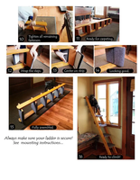 Escalier portable en bois pour animaux de compagnie, marches antidérapantes détachables, échafaudage, escalier d'escalade pour chat, rampe de canapé pour chien