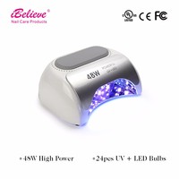 Mexique Offre Spéciale 48W lampe à ongles professionnelle UV LED sèche-Gel Portable Machine sans poignée
