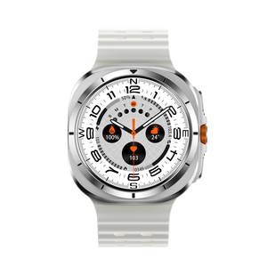 Reloj inteligente DF W7 2025 W7 Ultra, pantalla Amoled de 1,43 pulgadas, IP67, resistente al agua, brújula de ritmo cardíaco, reloj inteligente para hombres - Product Image 1