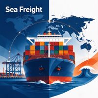 Expédition de Chine vers les États-Unis Amazon FBA 1688 Cargo DDP Porte à Porte Fret Maritime Transitaire Dédouanement