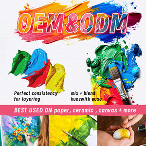 Set di <span class=keywords><strong>Colori</strong></span> Acrilici Panwenbo OEM con Certificazione MSDS, 12/18/24 <span class=keywords><strong>Colori</strong></span> da 30ml, Pigmenti per <span class=keywords><strong>Pittura</strong></span> Atossici - Product Image 5
