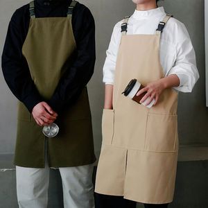 Tablier sans manches personnalisable et tendance, imperméable et résistant aux taches, idéal pour les restaurants, les salons de thé, les cafés et le nettoyage. - Product Image 1