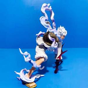 <span class=keywords><strong>Figurine</strong></span> <span class=keywords><strong>One</strong></span> <span class=keywords><strong>Piece</strong></span> <span class=keywords><strong>Kaido</strong></span> Nika Luffy en position accroupie, modèle Nika Luffy Dieu du Soleil Gear 5, pièce de présentation de bureau - Product Image 3