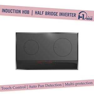 Table de cuisson à <span class=keywords><strong>induction</strong></span> double <span class=keywords><strong>2</strong></span> brûleurs encastrable, cuisinière électrique avec capteur tactile, écran LED, branchement 220V / 3700W, usage domestique - Product Image 4