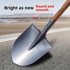 T-shaped จัดการเหล็กแมงกานีสจอบในครัวเรือนสำหรับขุด<span class=keywords><strong>ดิน</strong></span>พลั่วเหล็กเกษตรและพลั่วเหล็ก - Product Image 5