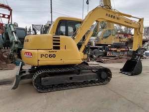 Bon état d'origine du Japon Komatsu PC60 Pelle hydraulique sur chenilles mini-machine d'occasion - Product Image 4
