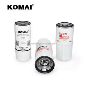 กรองน้ำมันเครื่องรถบรรทุกโคมาย รุ่น 21707132 สำหรับรถขุดวอลโว่ ดีเซล - Product Image 2