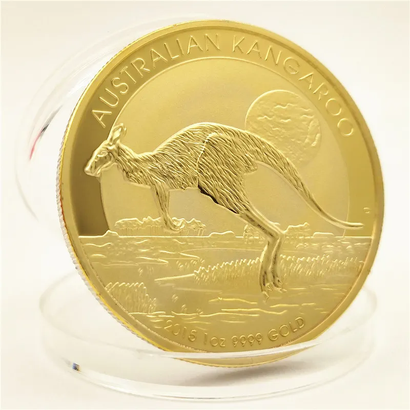 จิงโจ้ออสเตรเลียปี2020หนูเงินดำเนินการกำหนดเองสำหรับเด็กขี่ออสเตรเลียโลหะหายากใน2เหรียญทำจากเหรียญ3D