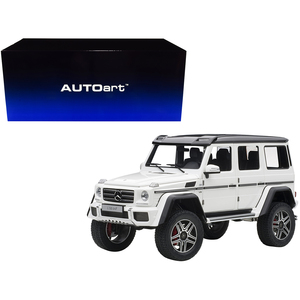 ออโต้อาร์ต1/18กลอสสีขาว DCD Mercedes Benz G500 4X4 2รถระดับพรีเมี่ยม