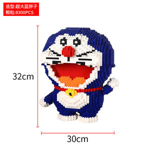 Set di Costruzioni Educativi per Bambini con Micro-Particelle, <span class=keywords><strong>Figurine</strong></span> Cartoon Fatte a Mano di Minion e <span class=keywords><strong>Doraemon</strong></span> - Product Image 3