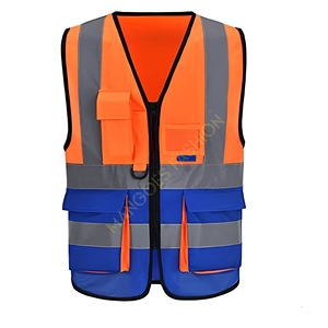Chaleco de Seguridad Reflectante Impermeable de Alta Visibilidad ANSI Clase 2 con Logotipo Personalizado para Personal de Seguridad, Trabajadores de la Construcción, Moda Mangoes - Product Image 1