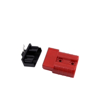Connecteur de batterie de haute qualité 2P 6AWG 50A avec contact en cuivre, boîtier en PC, pour chariot élévateur électrique, prise de charge rapide