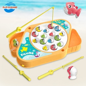 Caldo-vendita di nuovo Design di alta qualità rotante gioco da tavolo felice pesca giocattoli all'ingrosso di plastica musica giocattolo da pesca - Product Image 2