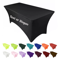 Nappe promotionnelle AI-MICH personnalisée en polyester et élasthanne, impression numérique couleur, pour salons professionnels et expositions