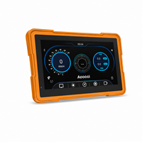 Aoocci BM7 7.0 pouces 800 Nits GPS Navigateur pour moto Écran de navigation IP67 Étanche Sans fil Apple CarPlay Android Auto