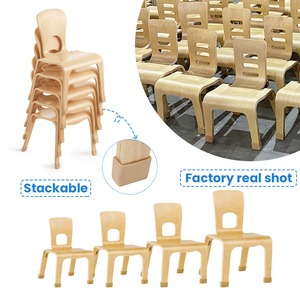 Ensemble table et chaises en bois courbé Montessori pour garderie, <span class=keywords><strong>maternelle</strong></span>, école préscolaire, mobilier pour enfants avec armoire de rangement - Product Image 3