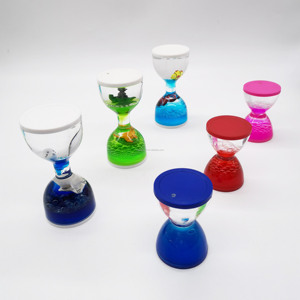 Jujia — jouet anti-Stress, alarme sensorielle, snoopy, calmant, soulage le Stress, minuterie de sable liquide acrylique, minuterie, huile d'eau, <span class=keywords><strong>sablier</strong></span> - Product Image 4