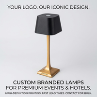 Lampe de Table LED Rechargeable Sans Fil à Touche, Design Moderne du Fabricant, pour Restaurants, Décoration de Luxe, Hôtels, Lampe de Nuit Portable à Batterie