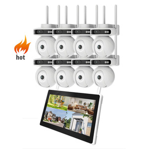 Hệ thống camera an ninh mạng CCTV <span class=keywords><strong>Wifi</strong></span> NVR với màn hình LCD <span class=keywords><strong>10</strong></span>.1 inch hỗ trợ âm thanh 2 chiều và tầm nhìn ban đêm đầy đủ màu sắc - Product Image 1