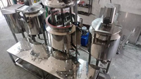 Équipement de traitement industriel, cuves de mélange en acier inoxydable avec système d'agitation intégré