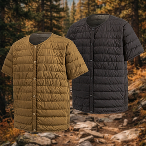 Gilet matelassé pour homme avec logo personnalisé, gilet d'hiver rembourré en duvet, gilet à bulles pour homme, veste sans manches en duvet, gilet matelassé chaud, OEM - Product Image 4