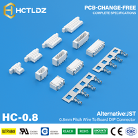 Connecteur JST SUHR fil-circuit imprimé, connecteur de boîtier à plaquette 0,8 mm, connecteur à broches pour appareils électroménagers JST SUHR-08V-S-B