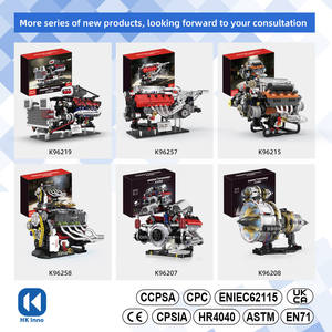 Coche deportivo súper deportivo con <span class=keywords><strong>motor</strong></span> <span class=keywords><strong>F1</strong></span>, coche de carreras con <span class=keywords><strong>motor</strong></span> eléctrico V8, bloques de construcción mecánicos, juguete de ensamblaje, modelo MOC, regalo navideño, venta al por mayor - Product Image 6