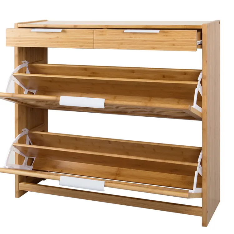 BAMBKIN furniture modern shoe storage wooden shoe rack cabinet for shoes