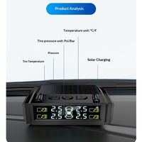 Bluetooth convient au système de surveillance la pression des pneus voiture Match rapide sans programmation avec affichage APP