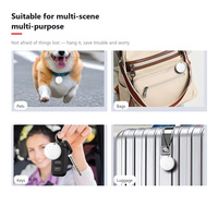 Traceur Bluetooth intelligent double système étanche IP67 compatible avec Find My et Find Hub pour clés, bagages et animaux de compagnie