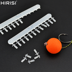 Lot de 10 accessoires de pêche à la carpe, stoppeurs d'appâts pour bouillettes, matériel de terminaison de pêche Hirisi, montages de pêche AH207 - Product Image 1