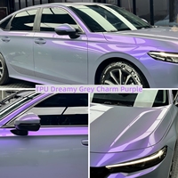 Película Protectora de Carrocería de TPU PPF que Cambia de Color, Autoregenerable, Resistente a Arañazos, Protección UV/IR, Grosor de 7.5mil, 5 Años de Duración